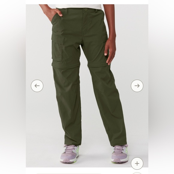 REI Other - REI Sahara Adjustable Convertible zipoff olive green hiking pants large 14-16